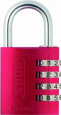 Immagine prodotto di Lucchetto a combinazione 145-40 mm rosso