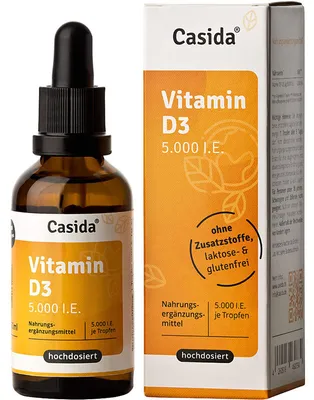 Immagine prodotto di Vitamina D3 gocce 5000 U.I. 50 ml
