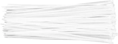 Zdjęcie produktu dla TOPEX Opaski zaciskowe 3.6 x 300 mm, 100 szt., białe