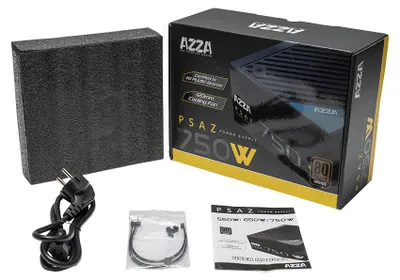 Zdjęcie produktu dla Azza PSAZ-750W, 750 W, 100 - 240 V, 50/60 Hz, 10 A, Aktywne, 100 W