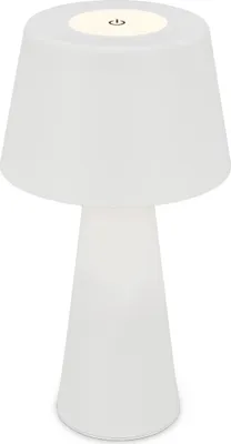 Produktbild von LED Akku-Tischleuchte Tischlampe für innen außen Garten USB IP44 weiß dimmbar