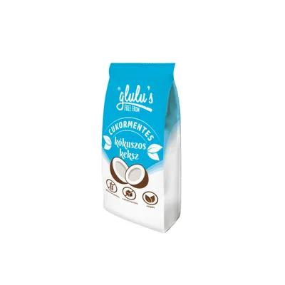Produktbild von Glulu´s FreeFrom Kokos Kekse ohne Zuckerzusatz 70g / glutenfrei / Gebäck  / vegan