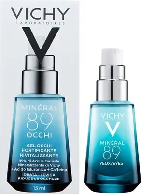 Produktbild von Vichy Minéral 89 Eyes, Aqua / Water/ Eau, Propanediol, Butyrospermum Parkii Butter / Shea Butter, Glycerin, Carbomer,...