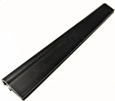 Produktbild von Sichtschutzstreifen zaun|zu Klemmschiene PREMIUM-Clip Zaunblende Doppelstabzaun Schwarz 1er Pack