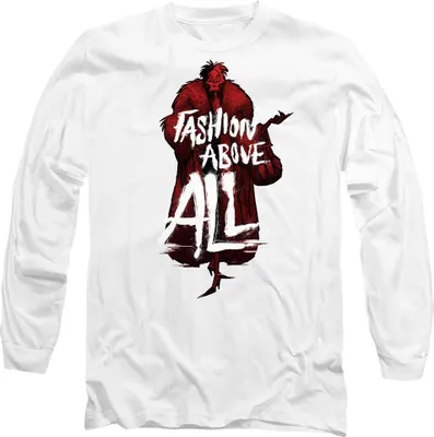 Produktbild von Disney Villains - "Fashion Above All" T-Shirt für Herren/Damen Uni TV14623 (XL) (Weiß)