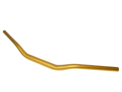 Obrázok produktu pre Riadidlá motocyklové zúžené hliníkové zlaté matné 28,6 mm - 725 mm