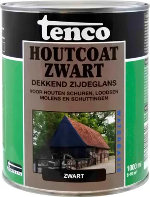 Produktbild von Holzanstrich auf Wasserbasis schwarz 1l Farbe/Lasur Tenco