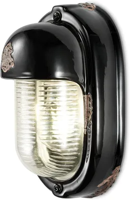 Zdjęcie produktu dla Ceramiczna lampa ścienna Ferroluce w stylu vintage