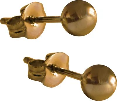 Produktbild von Chirurgenstahl Ohrstecker mit Kugel 3-5mm Studex Sensitive Größe - 4 mm Material - Chirurgenstahl vergoldet