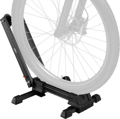 Productafbeelding van Opvouwbare fietsenstandaard van aluminium voor racefietsen en mountainbikes met een bandbreedte van 20-29 inch - zwart
