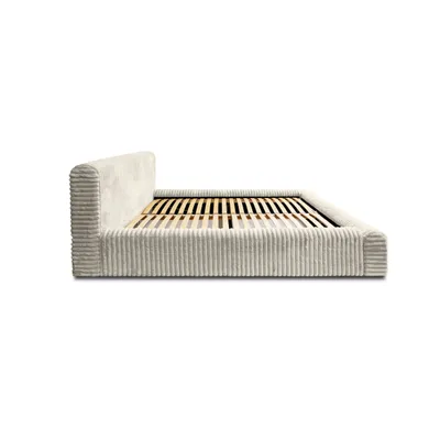 Produktbild von FEDVE Polsterbett Doppelbett Kostar Bett Bettkasten Schlafzimmer 180x200 cm Creme (Vito 23)
