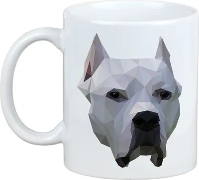 Image de Art-Dog Mug en céramique – Dogue argentin