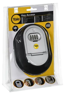 Produktbild von Yale Outdoor Schlüsselbox Y500/187/1 mit Zahlenschloss, Silber