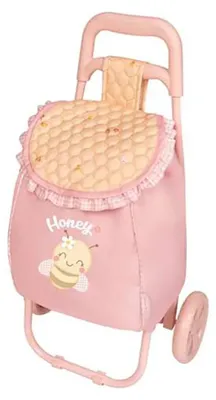 Imagen del producto de Carro de compra rosa "Honey" de Cuevas Toys, para niños, color rosa, talla única