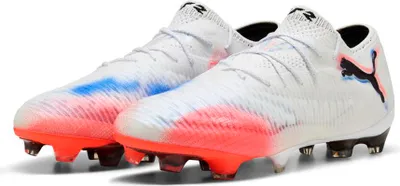Produktbild von Puma Herren Future 8 Ultimate Low FG Fussballschuhe - 108586, Farbe:weiß/schwarz/rot , Herren Schuhe:46.5