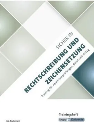 Obrázok produktu pre Sicher in Rechtschreibung und Zeichensetzung - Trainingsheft