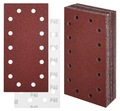 Productafbeelding van Schuurpapier set, 30 stuks, 230 x 115 mm, zelfklevend schuurpapier met korrelgroottes 40/60/80/120/240