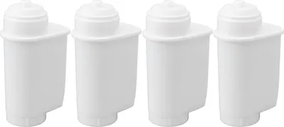 Productafbeelding van 4 stuks waterfilter voor koffiemachine, zacht waterfilter, ABS-filtratiesysteem, vervanging voor Verobar 300, Bosch 100 EQ