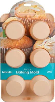 Obrázok produktu pre Silikónová forma na pečenie - Muffin - 30 x 18 x 4,2 cm 1 kus [57532P].
