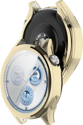 Produktbild von Etui z osłoną ekranu Bizon Case Watch Felipe do Huawei Watch GT 5 46 mm, złote
