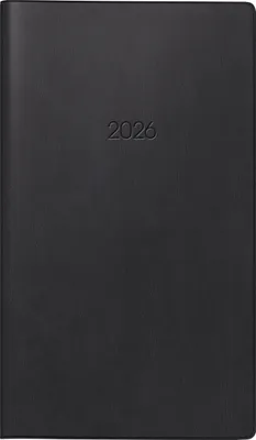 Produktbild von 2026 Brunnen Taschenkalender 758 A6 sw 4061947143638