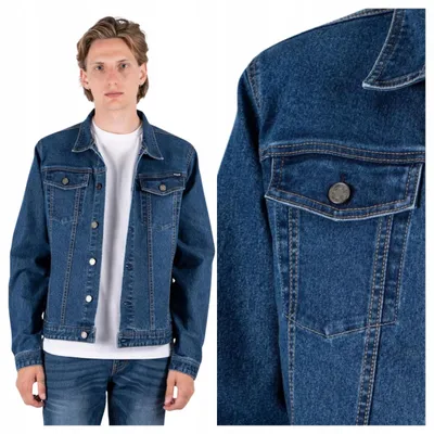 Immagine prodotto di Marcus | Giacca di jeans da uomo modello Cale 2216, colore blu inchiostro, vestibilità regular, taglia L, cotone, jeans, giacca di transizione, stile classico, casual, ideale per la primavera e l'autunno