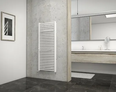 Produktbild von SCHULTE Badheizkörper Miami 1215x500 mm weiß Anschluss Beidseitig unten