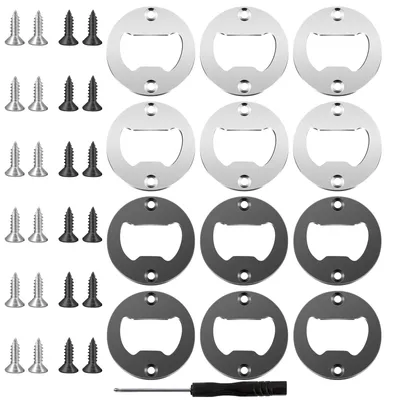 12 Edelstahl-Flaschenöffner-Einsätze, DIY-Bausatz
