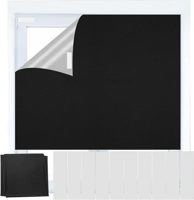 Image de Store thermique 150 x 200 cm, occultant, portable, protection solaire