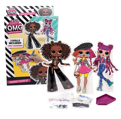 Produktbild von LOL Surprise Diamond Sticker Set – Glitzernde Bastelspaß für Kinder