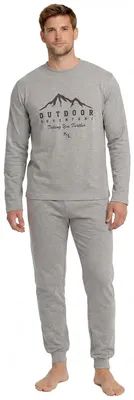 Produktbild von Kisses&Love Herren-Schlafanzug mit langen Ärmeln aus Baumwolle KLP4