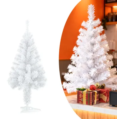 Immagine prodotto di Albero di Natale artificiale TANYEAR, 120 cm, albero decorativo, decorazioni natalizie, colore bianco