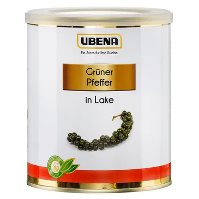 Obrázek produktu pro Ubena zelený pepř nakládaný vhodný do omáček ke steakům 500g