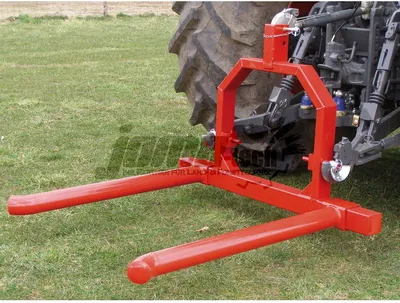 Produktbild von Ballentransportgabel mit Dreipunktaufnahme Kat.1 und 2 Traktor Heu Stroh