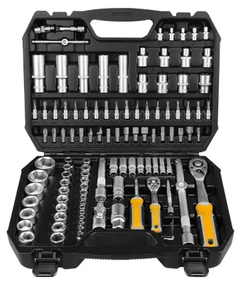 Produktbild von 110-teiliges Steckschlüsselsatz - 1/4 und 1/2 Zoll