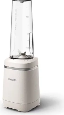Image de Philips Eco Conscious Edition Blender | HR2500/00 | Tabletop | 350 W | Matériau du bocal Verre | Capacité du bocal 0,6 L | Blanc mat