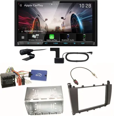 Produktbild von Kenwood DMX8021DABS Android Auto CarPlay Einbauset für Mercedes G Klasse W463