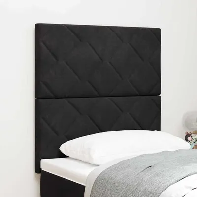 Produktbild von PUEAZU Kopfteil Schwarz 80 cm Samt - Kopfteile @30790
