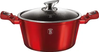 Image de BERLINGER HAUS RED METALLIC LINE 28 cm GRANITE COOK BH-1258