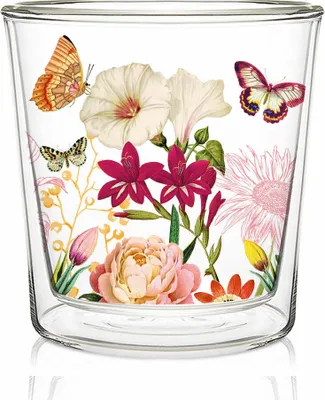 Produktbild von PPD Illusion Trendglas Doppelwandig, Teeglas, Thermoglas, Tee Glas, Borosilikatglas, 300 ml, 170203003