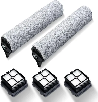 Immagine prodotto di Ricambi per aspirapolvere per pavimenti, 2 rulli spazzola, 3 filtri, compatibili con i modelli iFloor