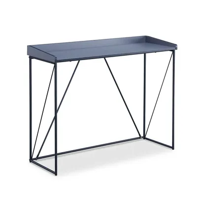 Immagine prodotto di Calicosy - Consolle con struttura nera e piano grigio - L100 cm