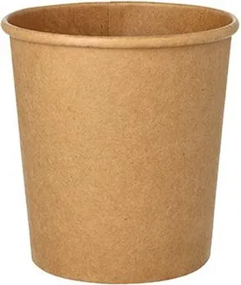 Produktbild von Suppenbecher, Pappe rund 470 ml Ø 9,8 cm · 10 cm braun