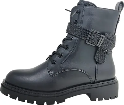 Image de Marco Tozzi  Damenschuhe Stiefeletten Schnürer Stiefelette Schwarz Freizeit