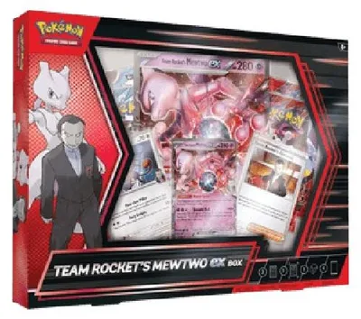 Produktbild von Pokemon Team Rockets Mewtwo ex Box