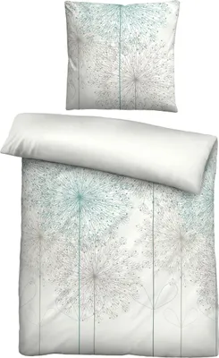 Produktbild von Biberna Bettwäsche salbei 1x 135x200 cm + 1x 80x80 cm