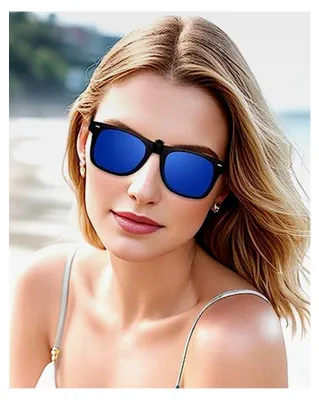 Produktbild von Polarisierte Clip-On-Sonnenbrille mit Flip-Up-Funktion, geeignet für Autofahren, Angeln und Outdoor-Sport