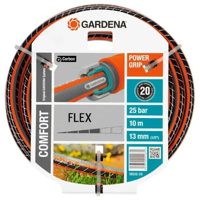 Produktbild von Comfort Flex Schlauch 13mm (1/2") (schwarz/orange, 10 Meter)