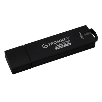 Produktbild von Kingston D300S - 32 GB - USB Typ-A - 3.2 Gen 1 (3.1 Gen 1) - 250 MB/s - Kappe - Schwarz