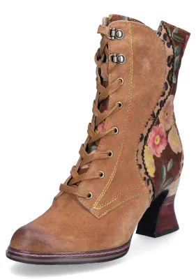 Produktbild von Laura Vita Damen Schnürstiefelette braun